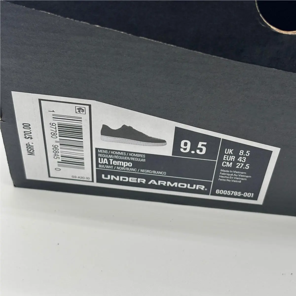 Under Armour shoes - UA Tempo - Tempo - Black 0