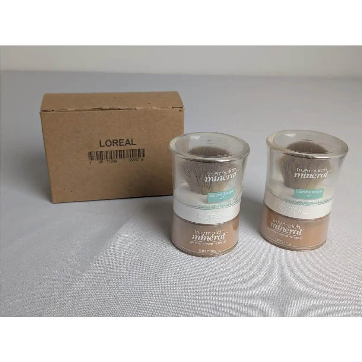 2x L`oreal True Match Mineral Loose Powder Foundation - Caramel Beige W7