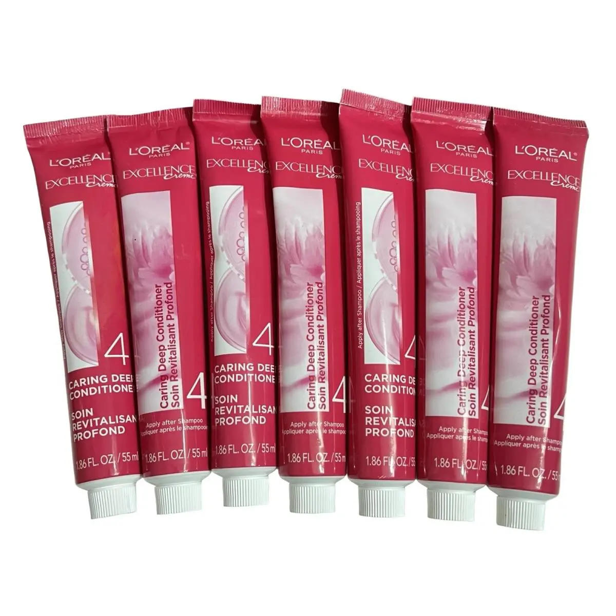 L`oréal Paris Excellence Creme Conditioning Treatment 3 Hair Tubes - Lot of 7