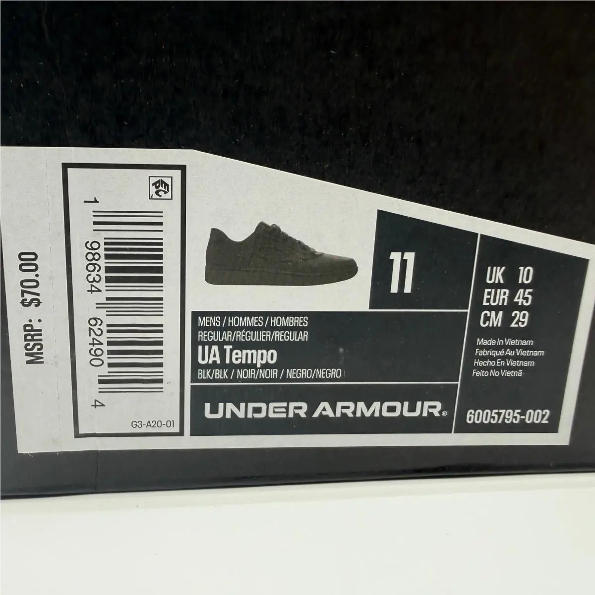 Under Armour shoes - UA Tempo - Tempo - Black 0