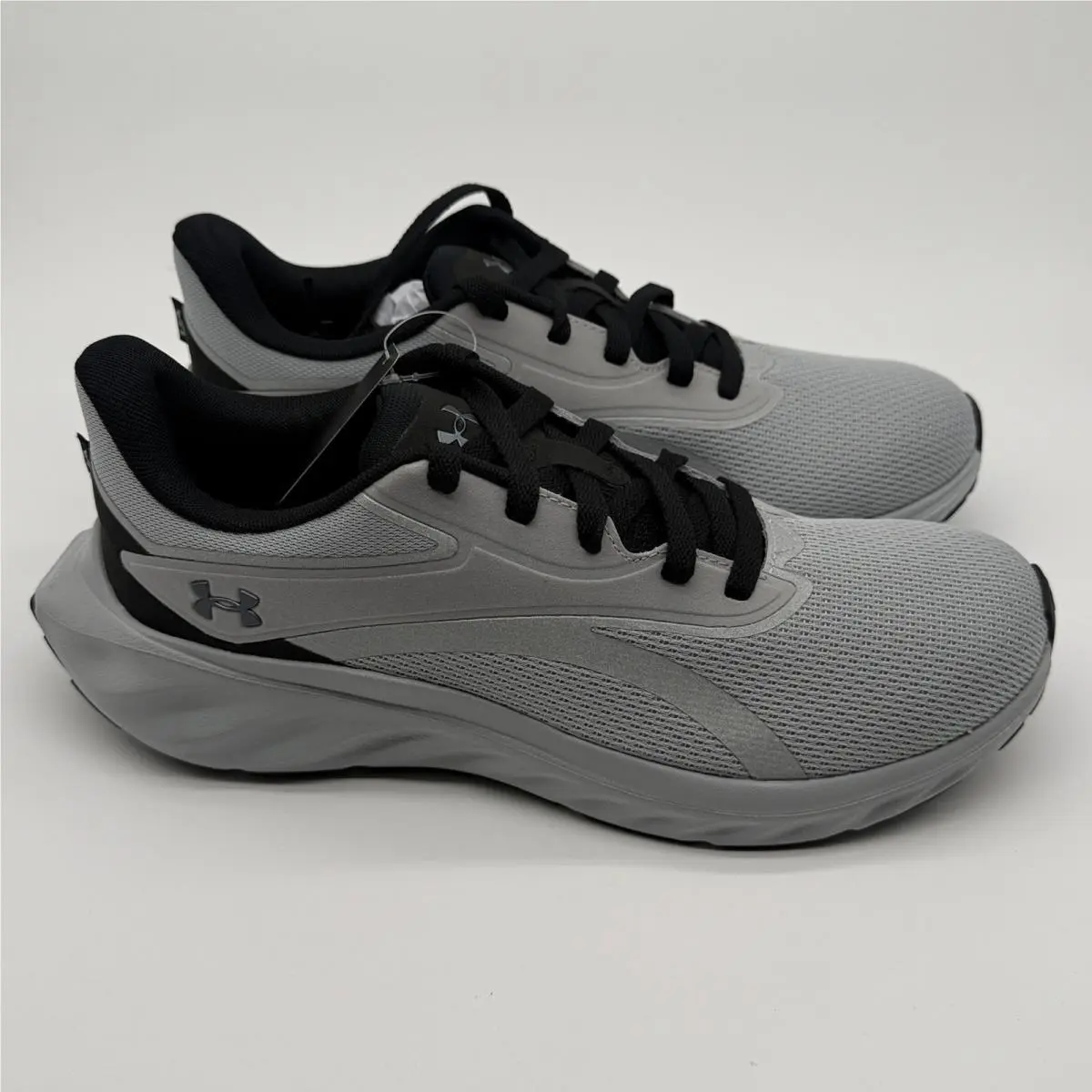 Under Armour UA Ascend Shoes Mens Size 9 Grey Black Running 6009827-012