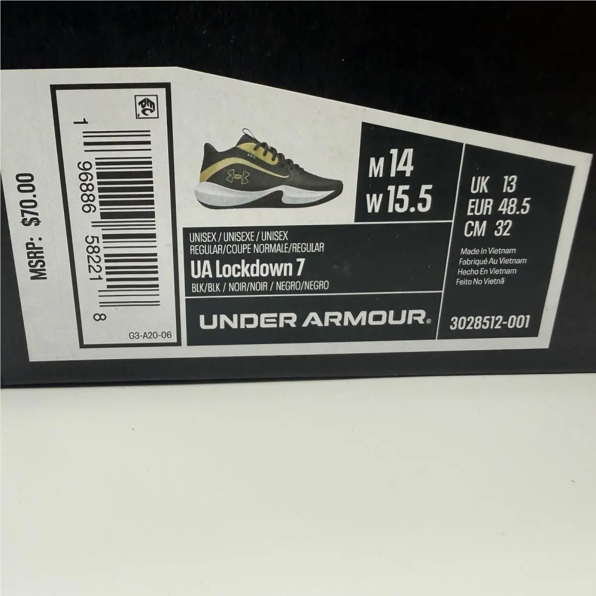 Under Armour shoes - Lockdown 7 - Lockdown - Black 0