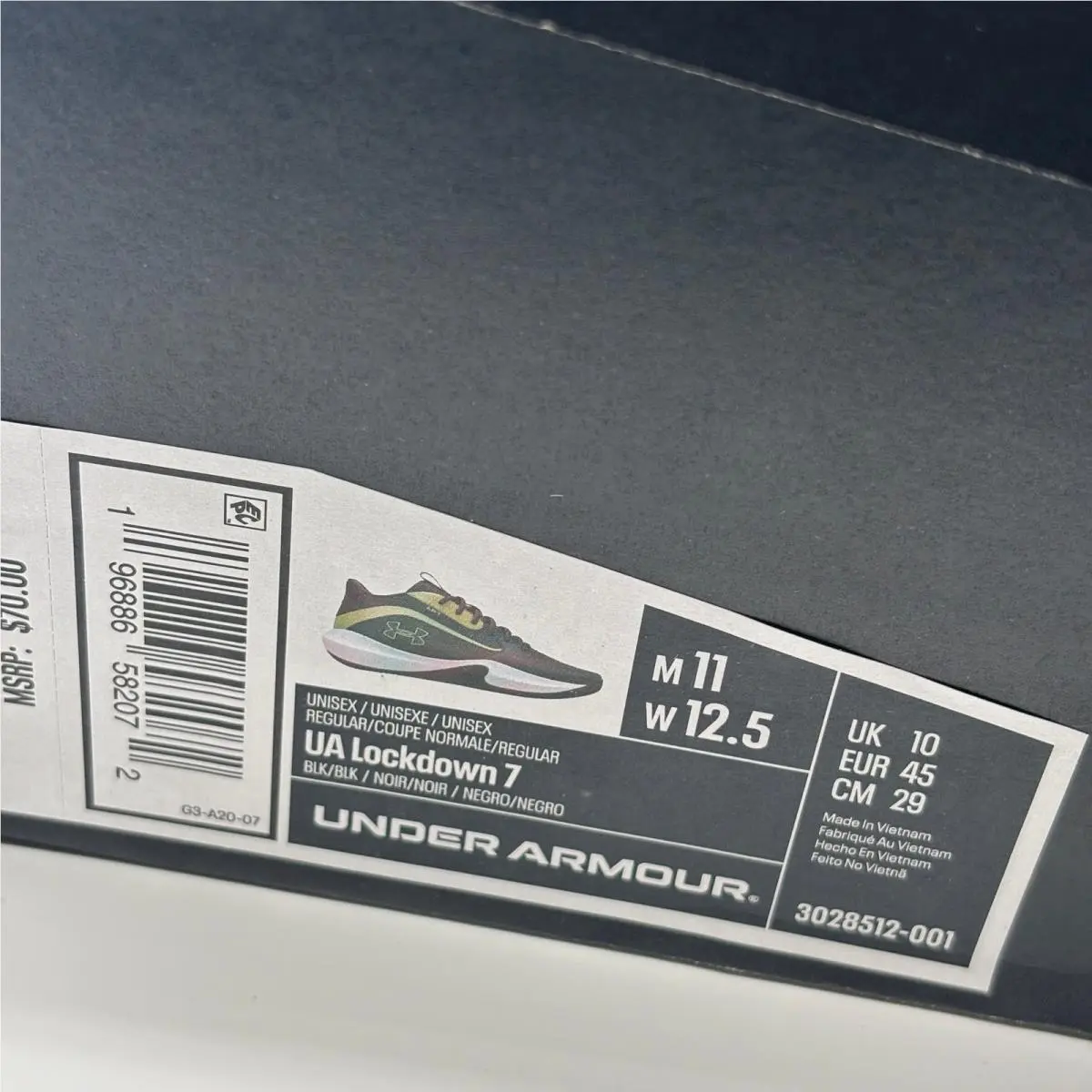 Under Armour shoes - UA Lockdown 7 - Lockdown - Black 0