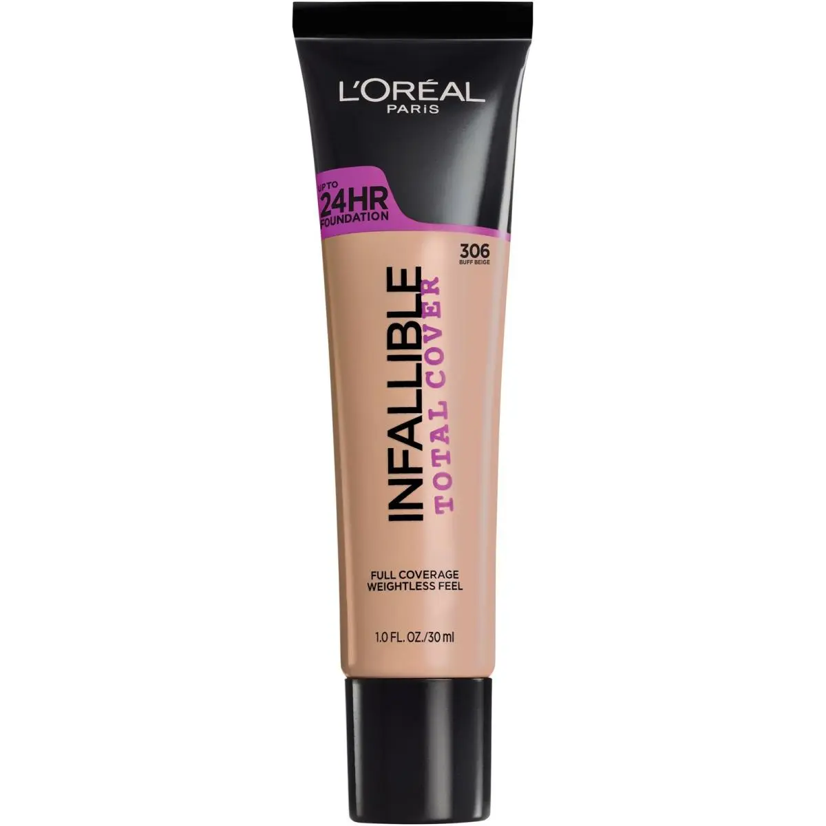 L`oreal Paris Infallible Total Cover Foundation Buff Beige 1 fl oz by L'Oréal