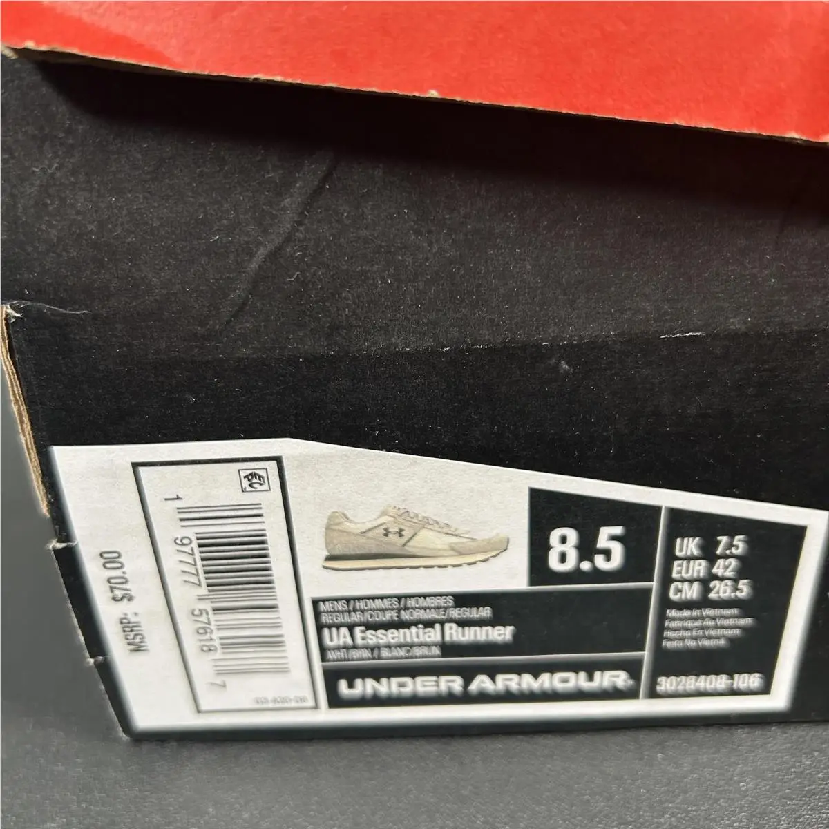 Under Armour shoes - Under Armour UA Essential Runner - 3024408-106 - White 0