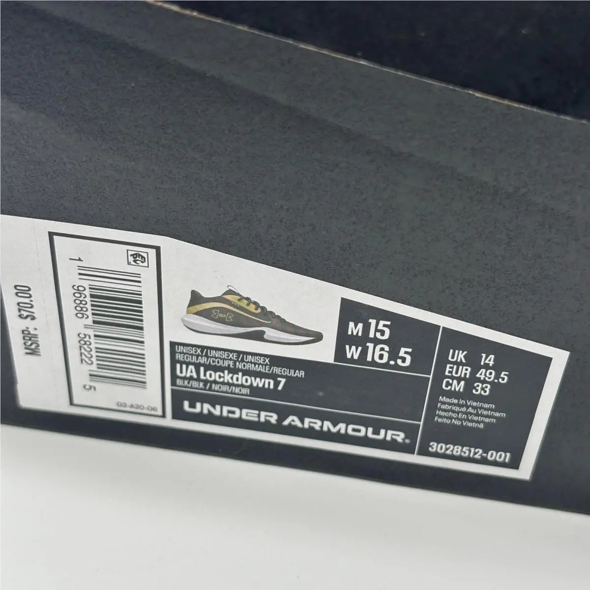 Under Armour shoes - Lockdown 7 - Lockdown - Black 0