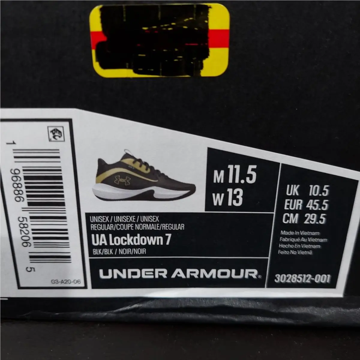 Under Armour shoes - UA Lockdown 7 - Lockdown - Black 5