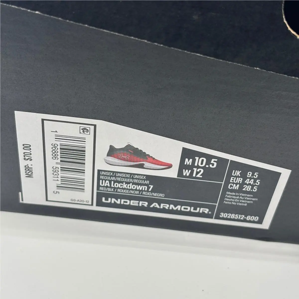 Under Armour shoes - UA Lockdown 7 - Lockdown - Red 0