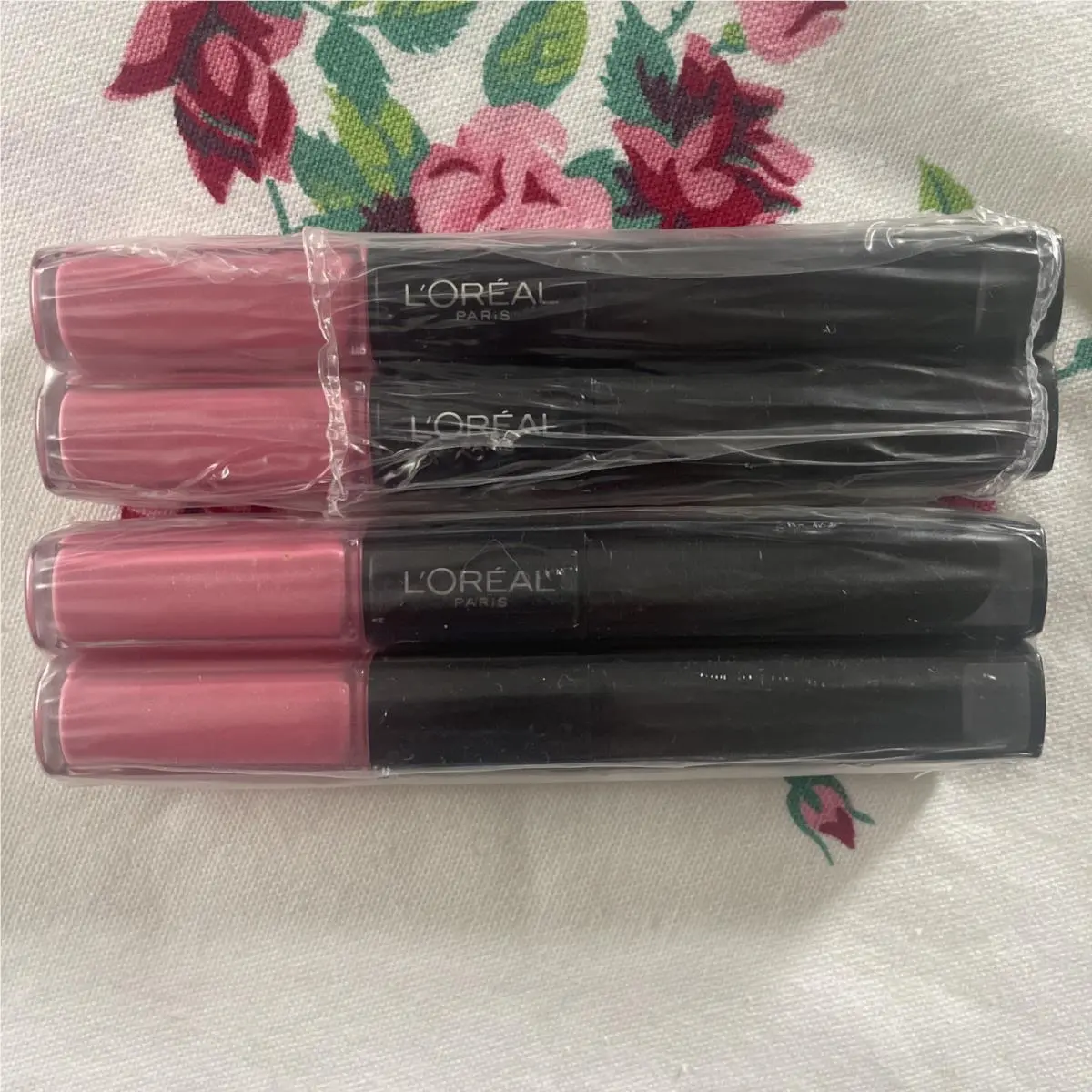 Loreal Infallible 113 Flamboyant Flamingo Pro Last 2Step Lipstick Factory Packs