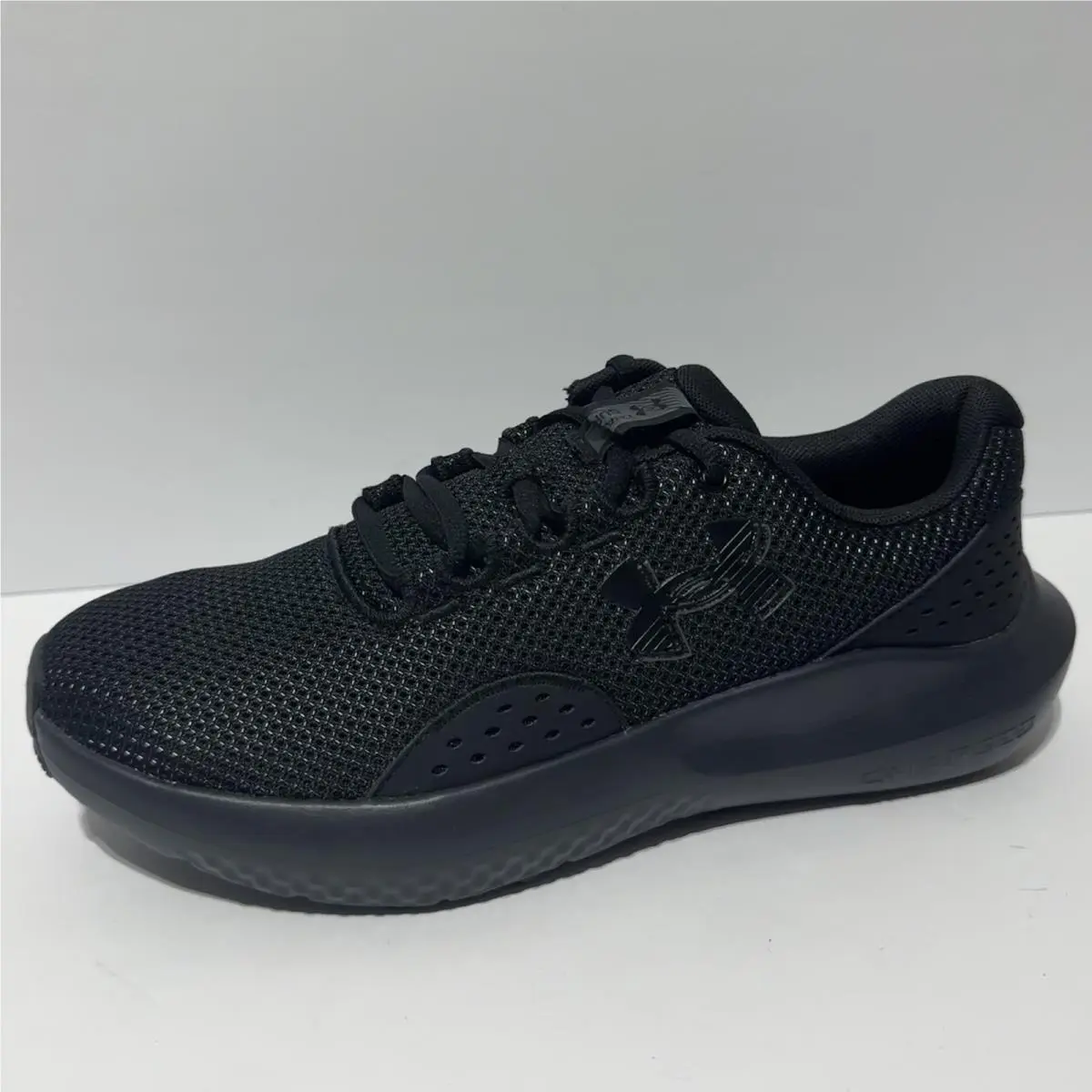 Under Armour Mens Charged Surge 4 Running Shoes Black Size 8 M