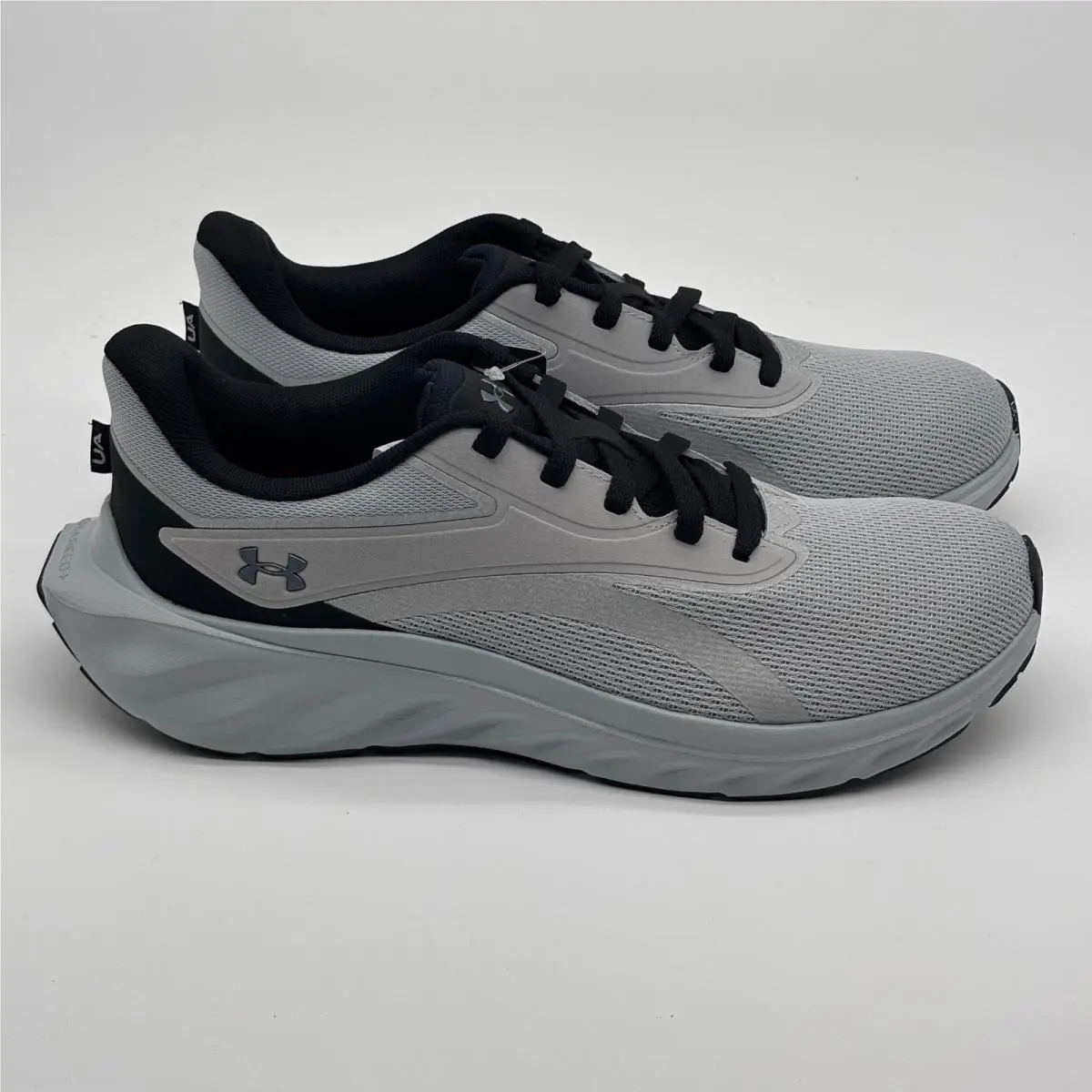 Under Armour UA Ascend Shoes Mens Size 9.5 Grey Black Running 6009827-012