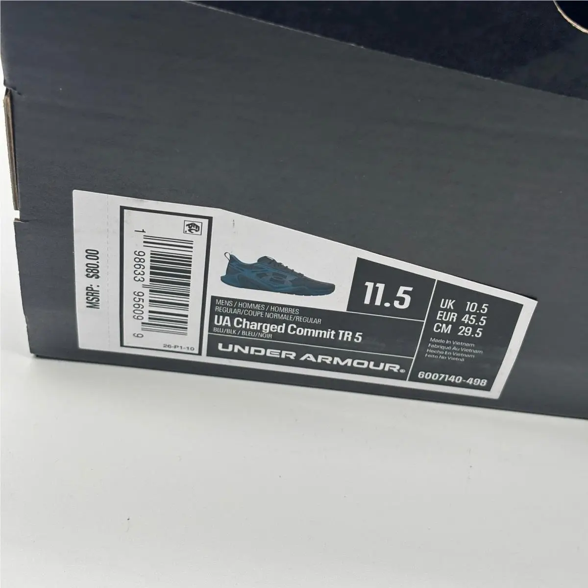 Under Armour shoes - UA Charged Commit TR 5 - Blue 0