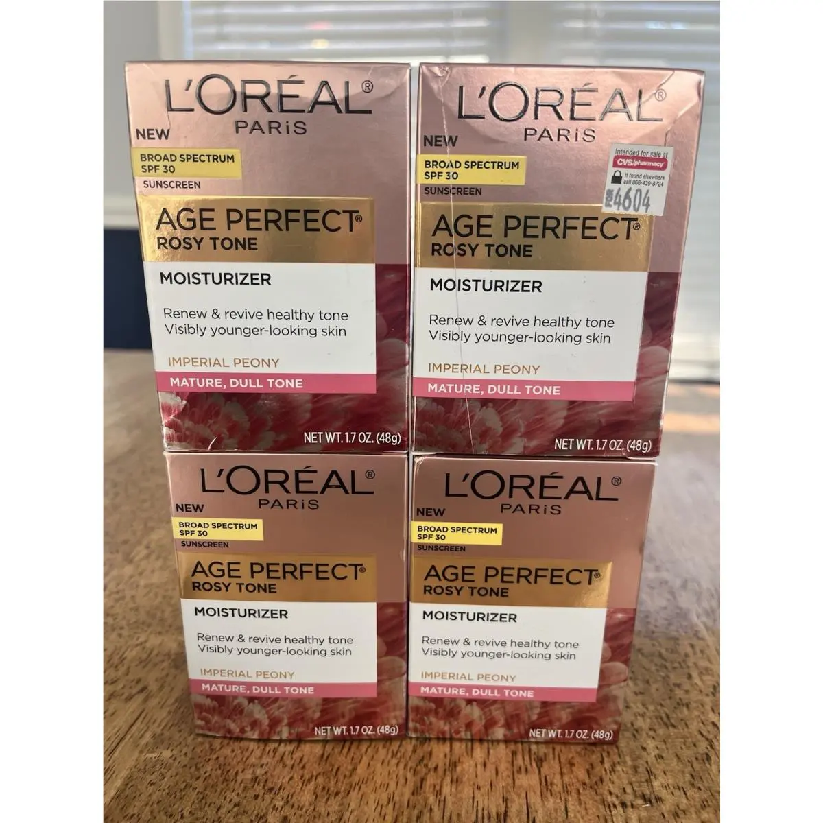 4 Pack Loreal Age Perfect Night Rosy Tone Moisturizer Mature Dull 2026 Exp