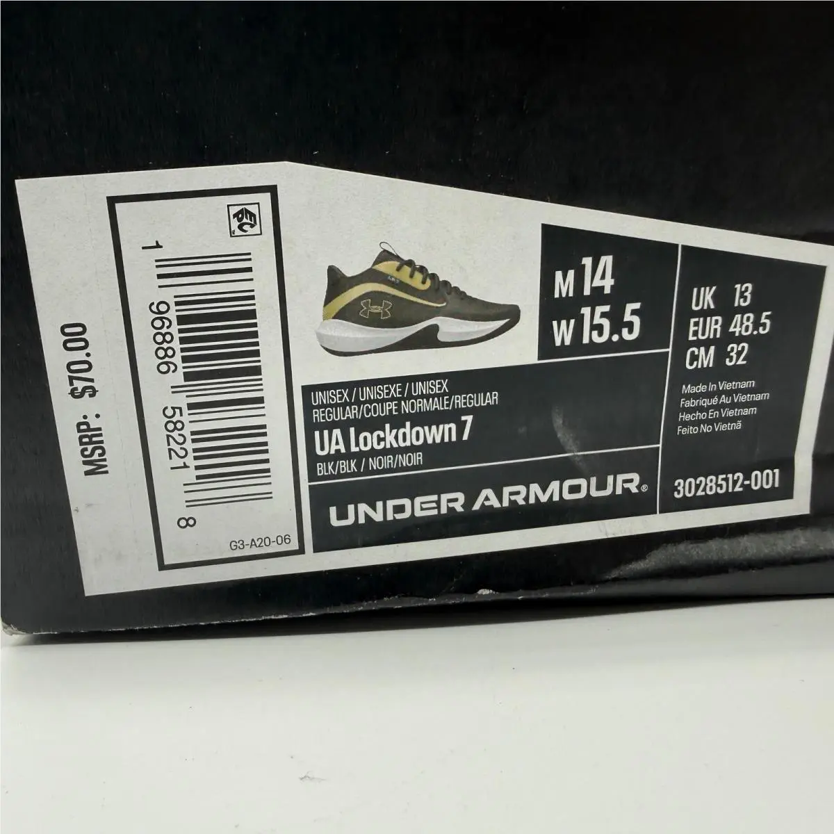 Under Armour shoes - UA Lockdown 7 - Lockdown - Black 0