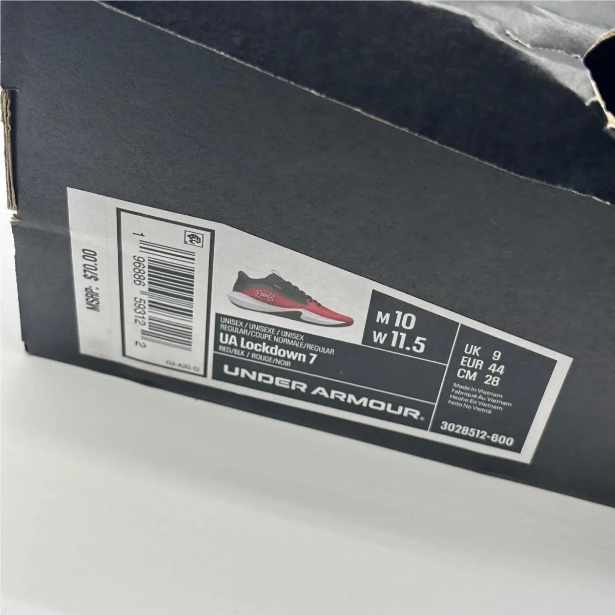 Under Armour shoes - UA Lockdown 7 - Lockdown - Red 0