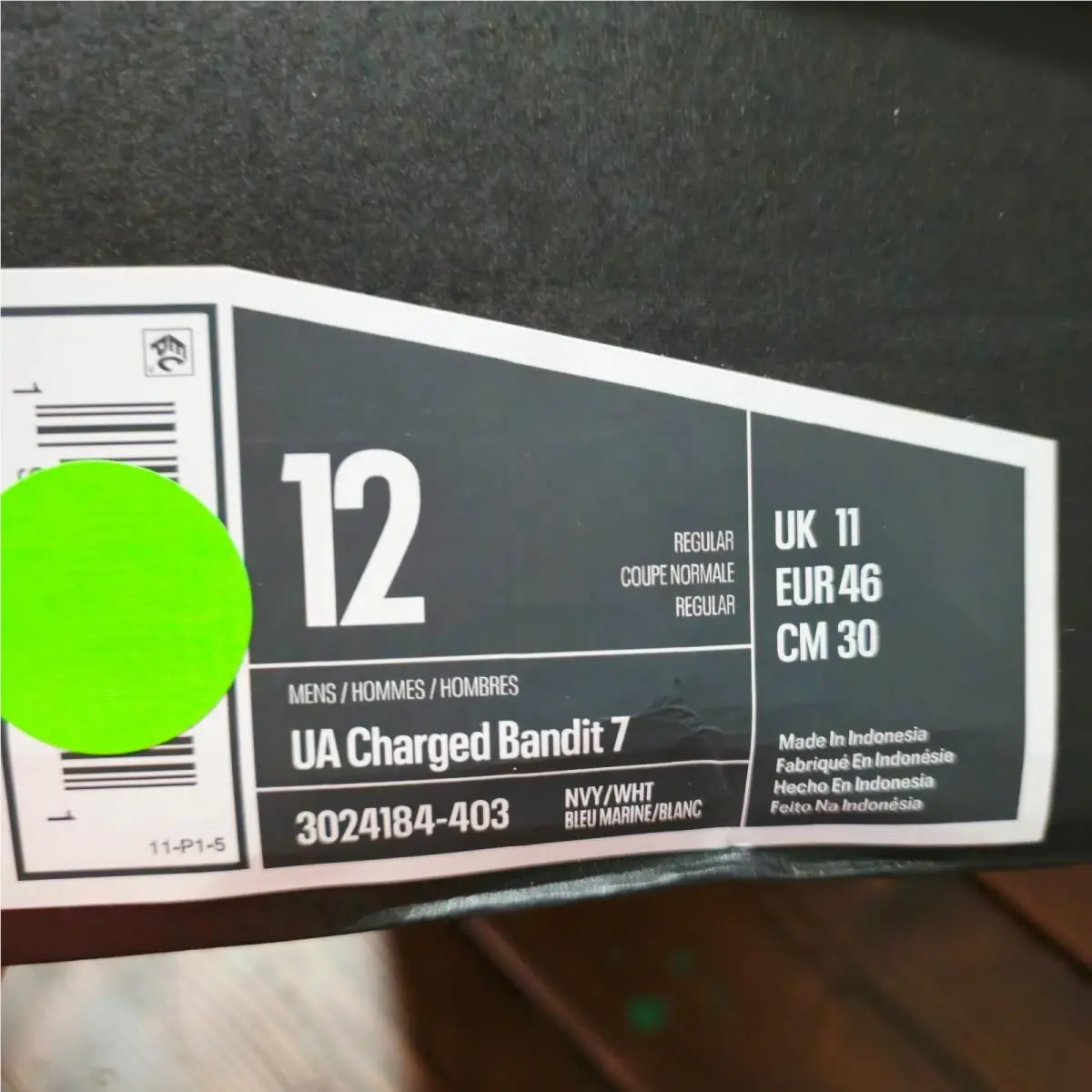 Under Armour shoes - Charged Bandit 7 - Charged Bandit - 3024184-403 - Blue 7