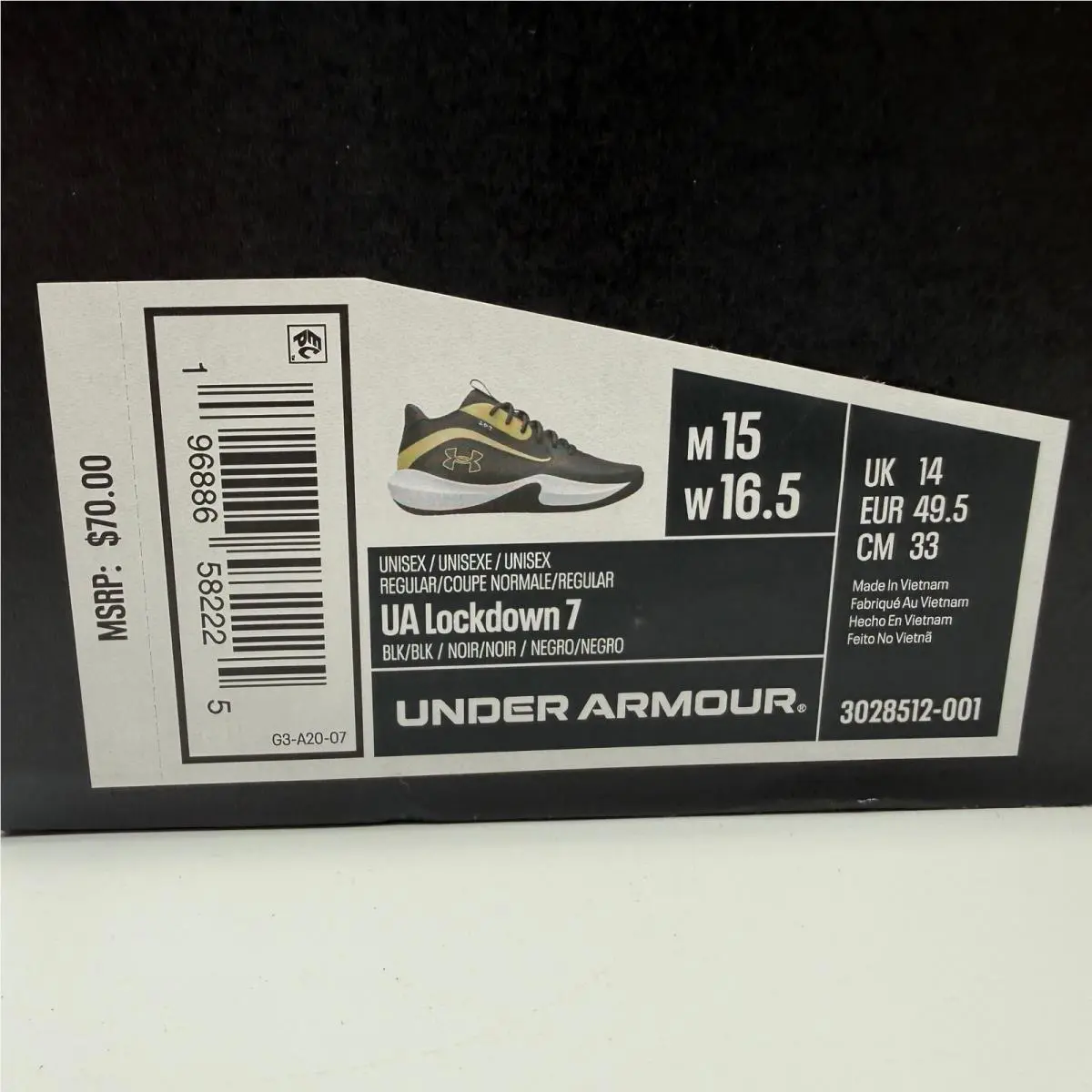 Under Armour shoes - Lockdown 7 - Lockdown - Black 0