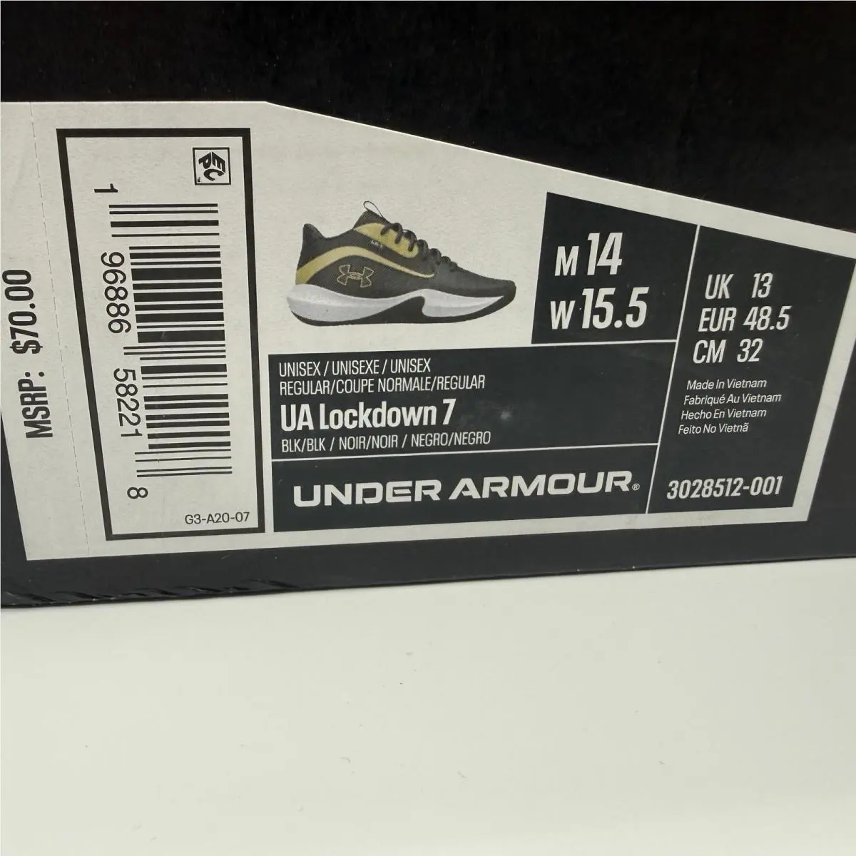 Under Armour shoes - Lockdown 7 - Lockdown - Black 0