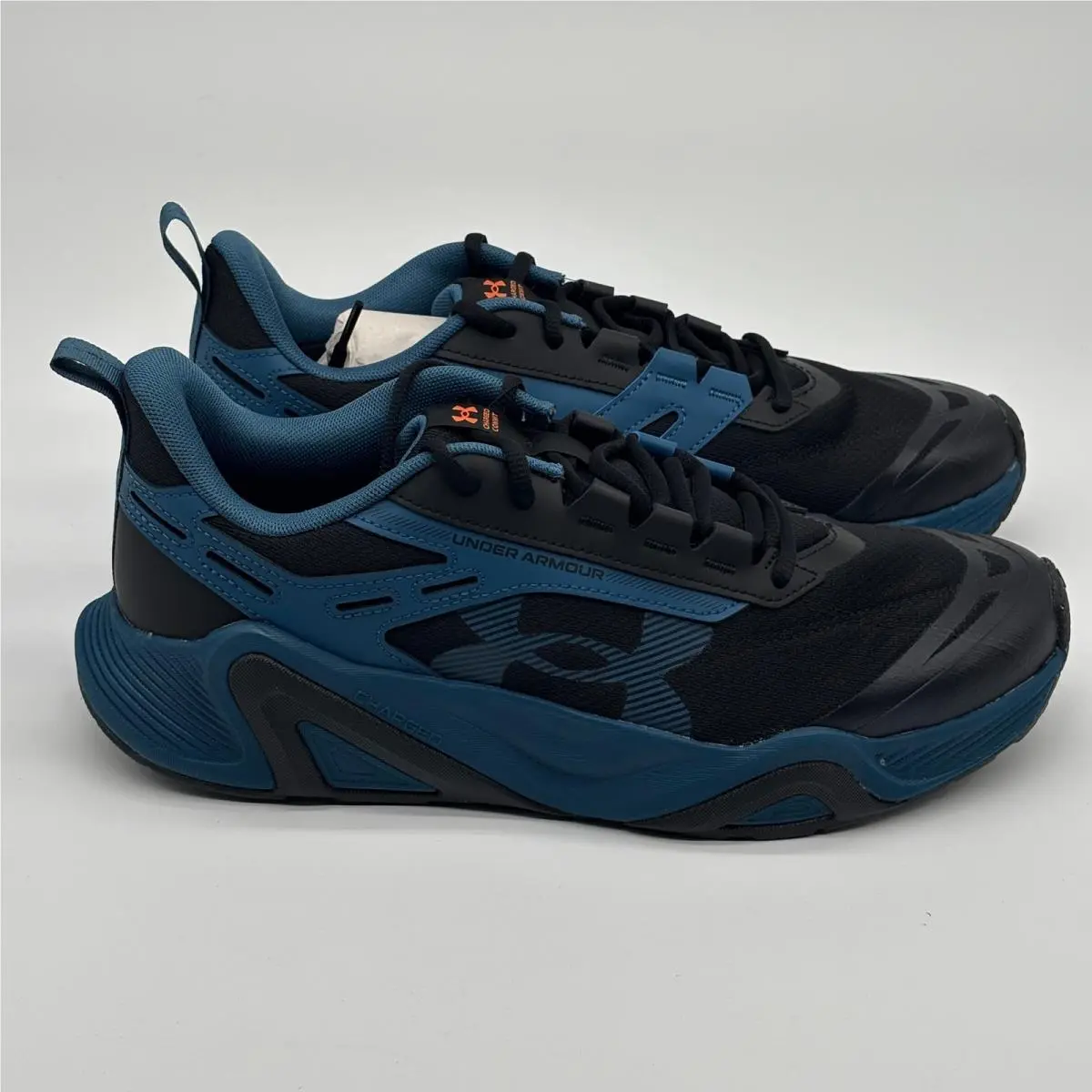 Under Armour Charged Commit TR 5 Shoes Mens Size 11 Blue Black Training 3026607