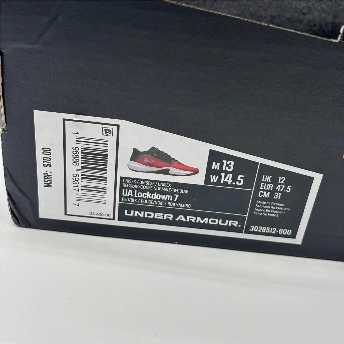 Under Armour shoes - UA Lockdown 7 - Lockdown - Red 0