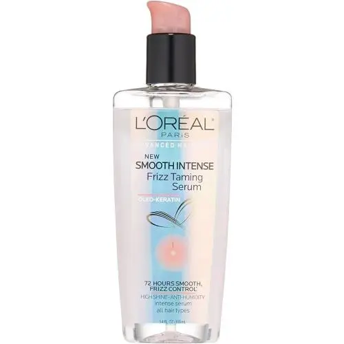 L`oreal Paris Advanced Haircare Smooth Intense Frizz Taming Serum 3.4 oz
