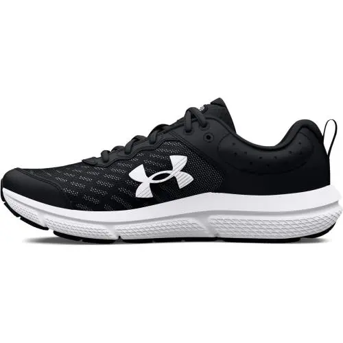 Under Armour Kid`s Size 5.5Y UA Bgs Assert 10 Shoes Black White