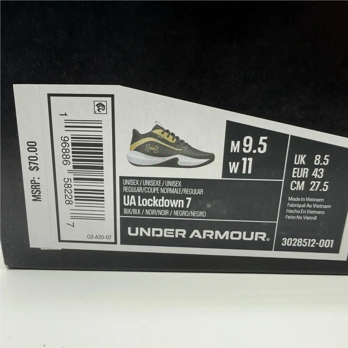 Under Armour shoes - UA Lockdown 7 - Lockdown - Black 0