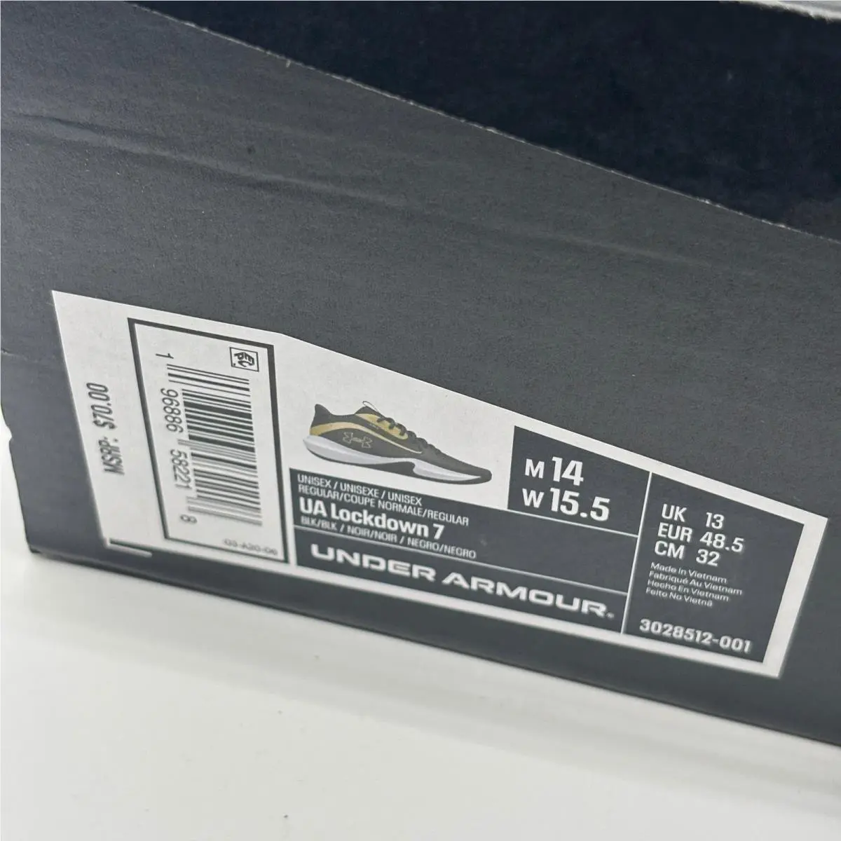 Under Armour shoes - UA Lockdown 7 - Lockdown - Black 0