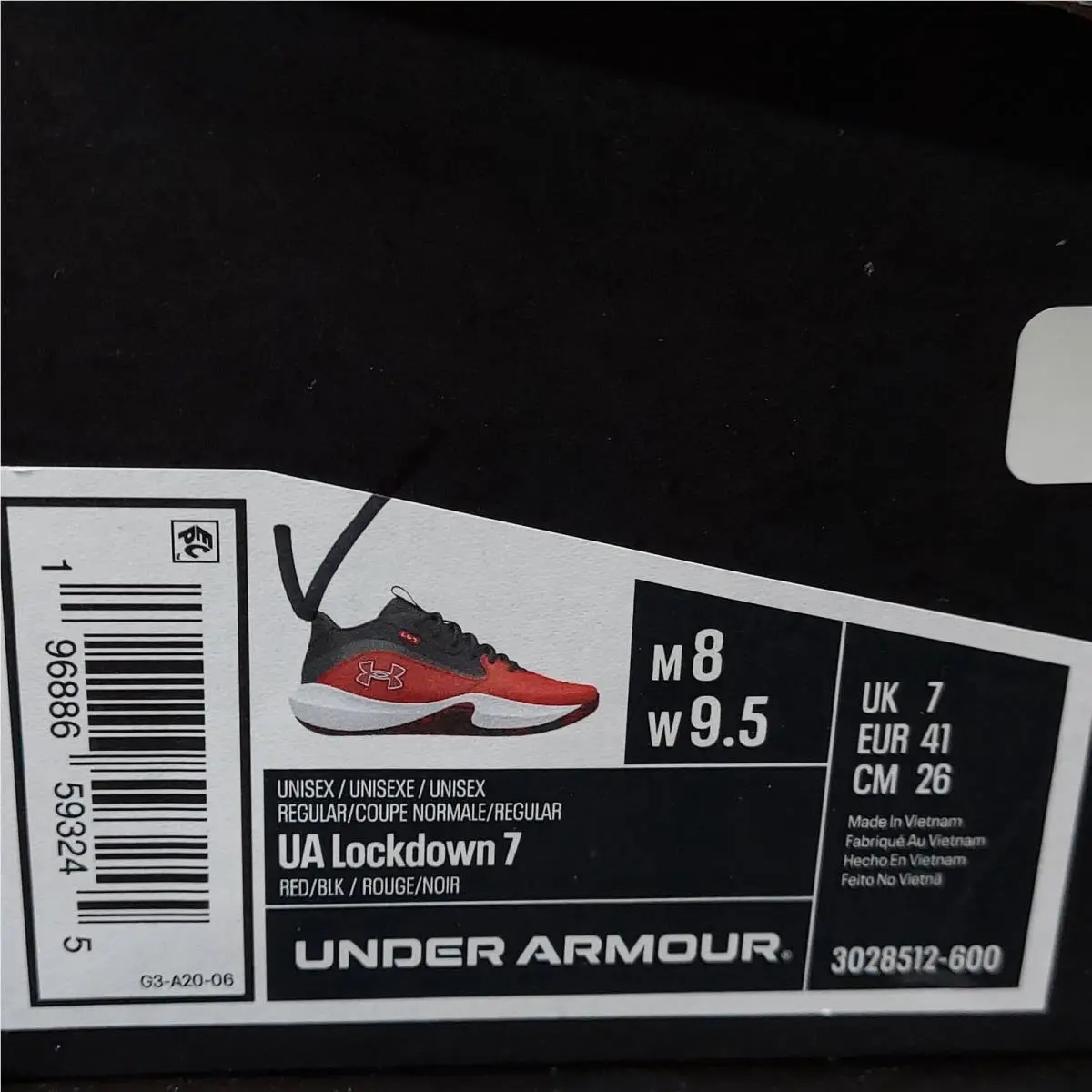 Under Armour shoes - UA Lockdown 7 - Lockdown - Red 4
