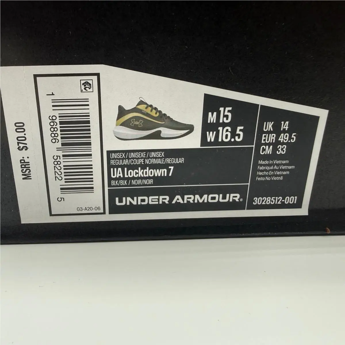 Under Armour shoes - Lockdown 7 - Lockdown - Black 0