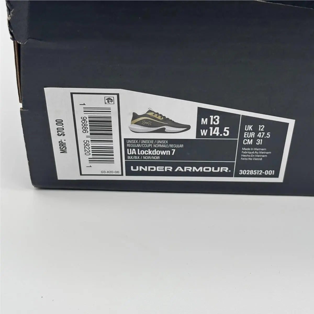 Under Armour shoes - UA Lockdown 7 - Lockdown - Black 0