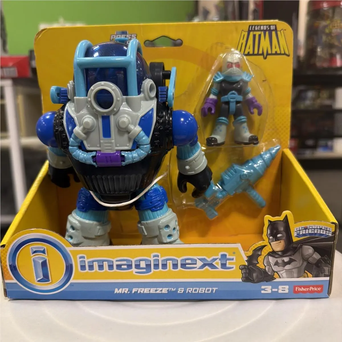 Imaginext Gotham City Collection Mr Freeze Robot DC Super Heroes Tru Exclusive