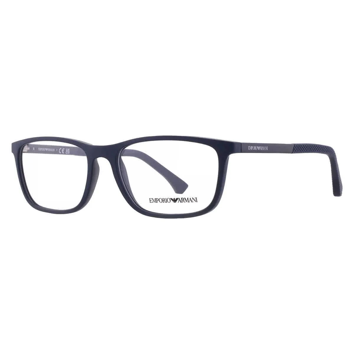 Emporio Armani Demo Rectangular Men`s Eyeglasses EA3069 6189 55 EA3069 6189 55