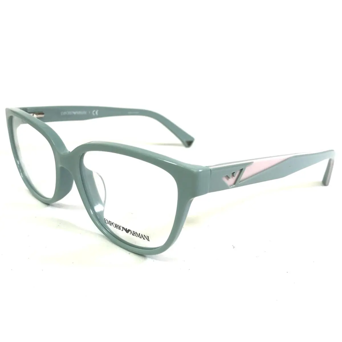 Emporio Armani Eyeglasses Frames EA3081F 5512 Green Pink Asian Fit 54-16-140