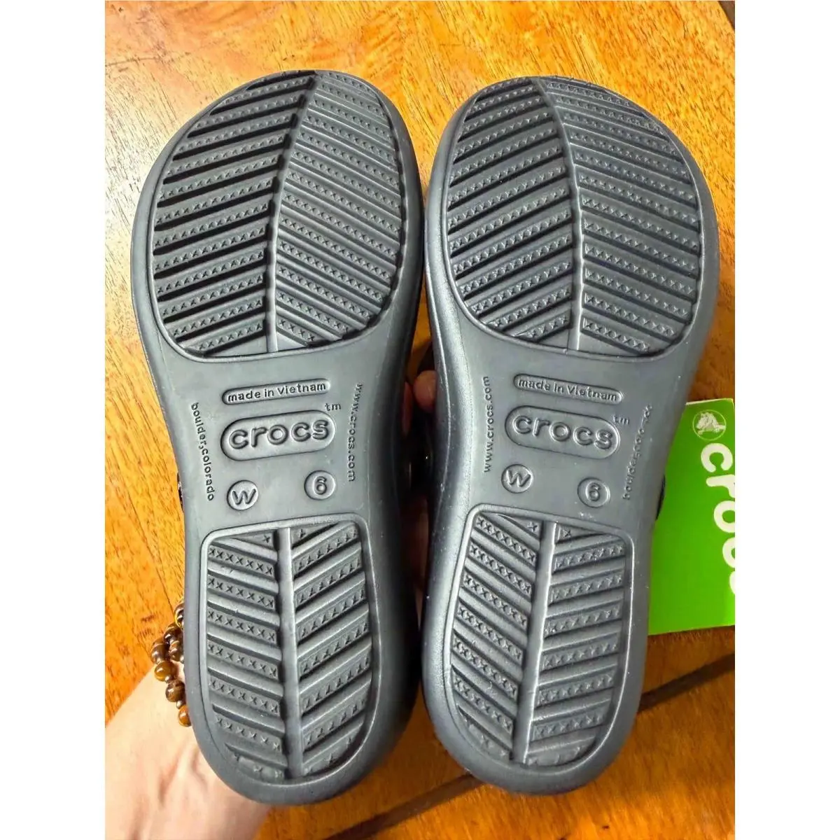 Crocs shoes - Sanrah Circle Wedge Flip - Sanrah Circle Wedge Flip - Black 3