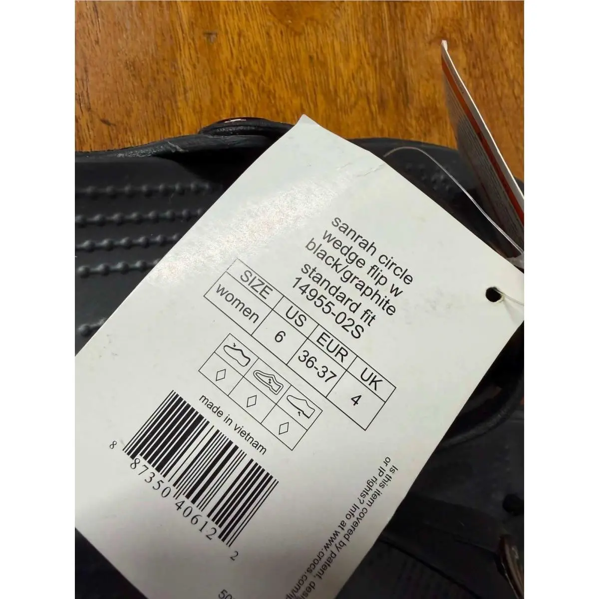Crocs shoes - Sanrah Circle Wedge Flip - Sanrah Circle Wedge Flip - Black 5