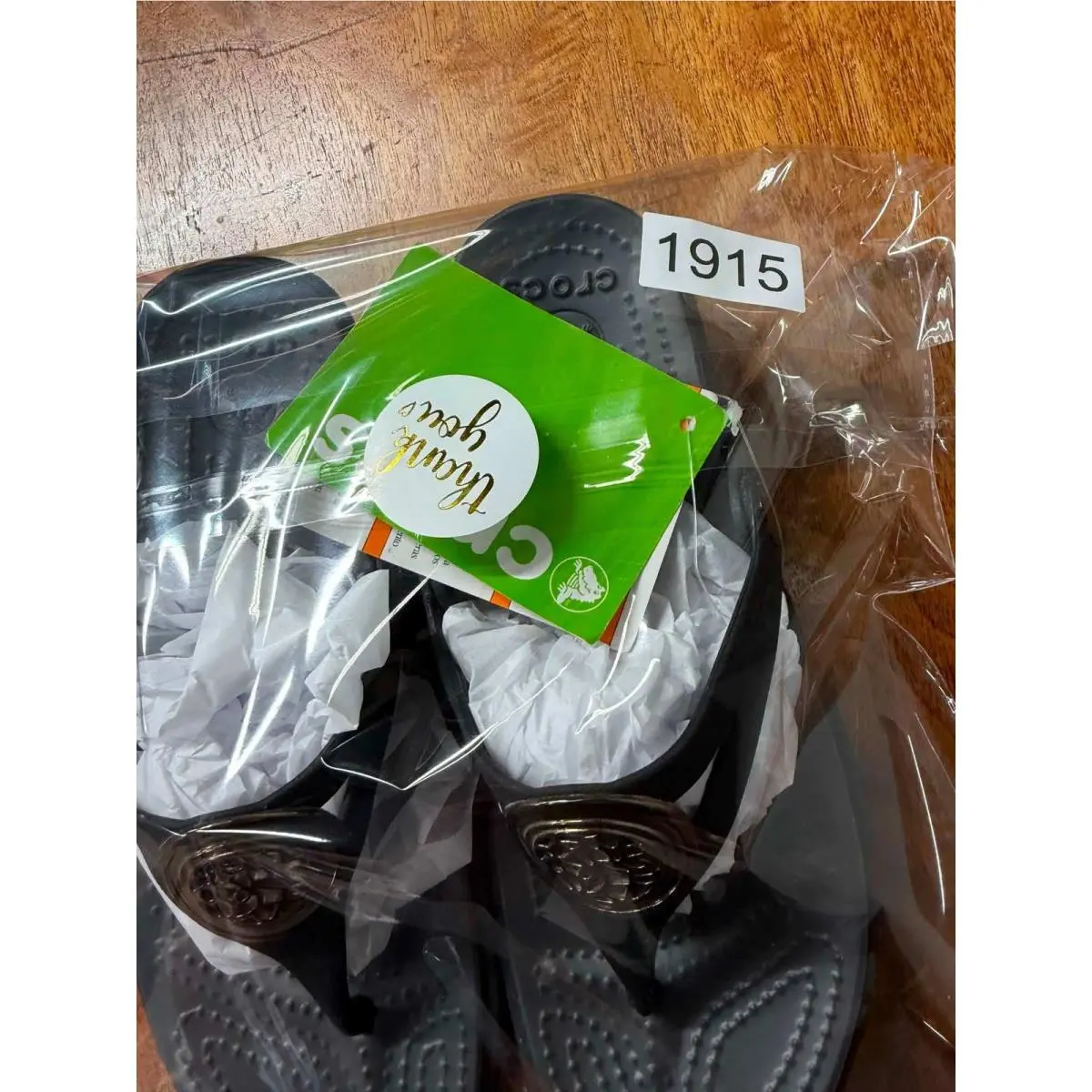 Crocs shoes - Sanrah Circle Wedge Flip - Sanrah Circle Wedge Flip - Black 6