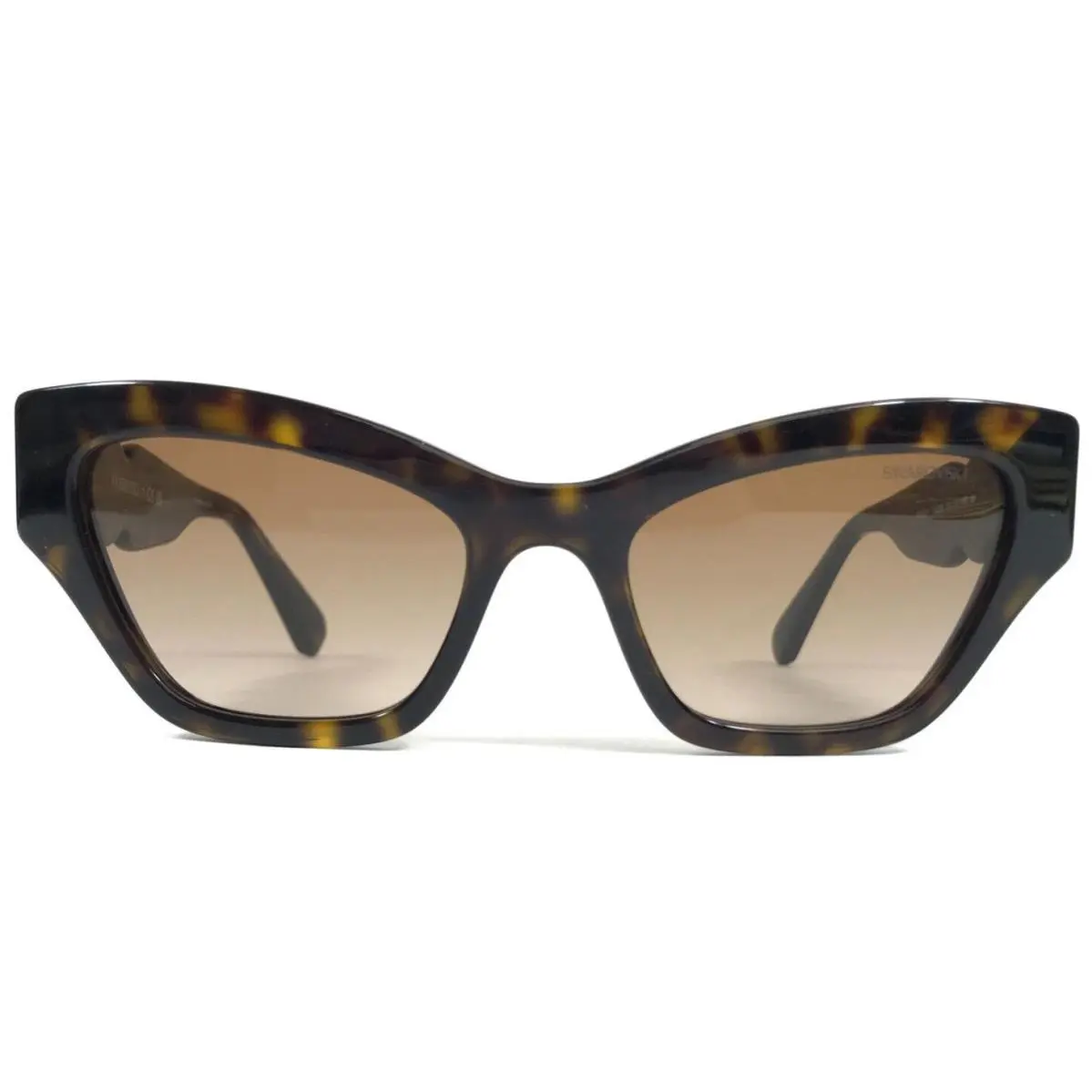 Sunglasses SK6021 10023B Dark Tortoise Cat Eye Brown Lenses 53-19-140 by Swarovski