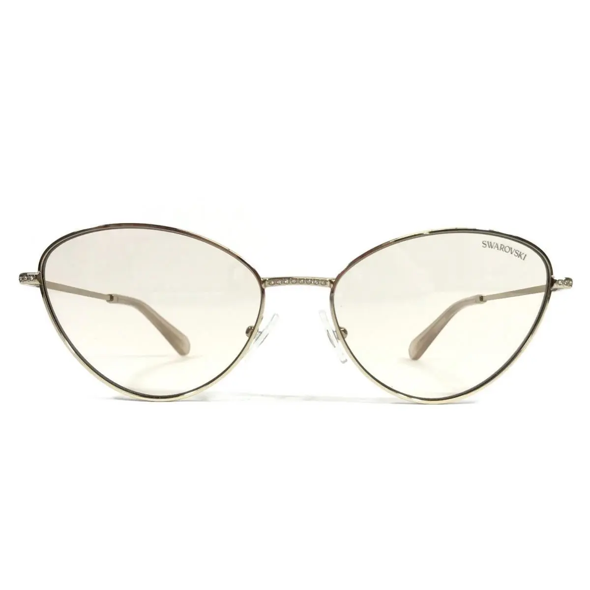 Sunglasses SK7014 4013M4 Pale Gold Cat Eye w/ Brown Lenses 58-18-140 by Swarovski