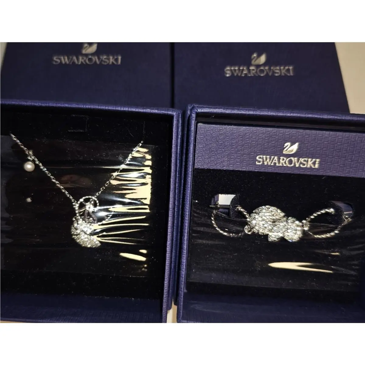 Swarovski 5520670 Earrings Pendant Necklace 5520669 Nautilus Sea Shell