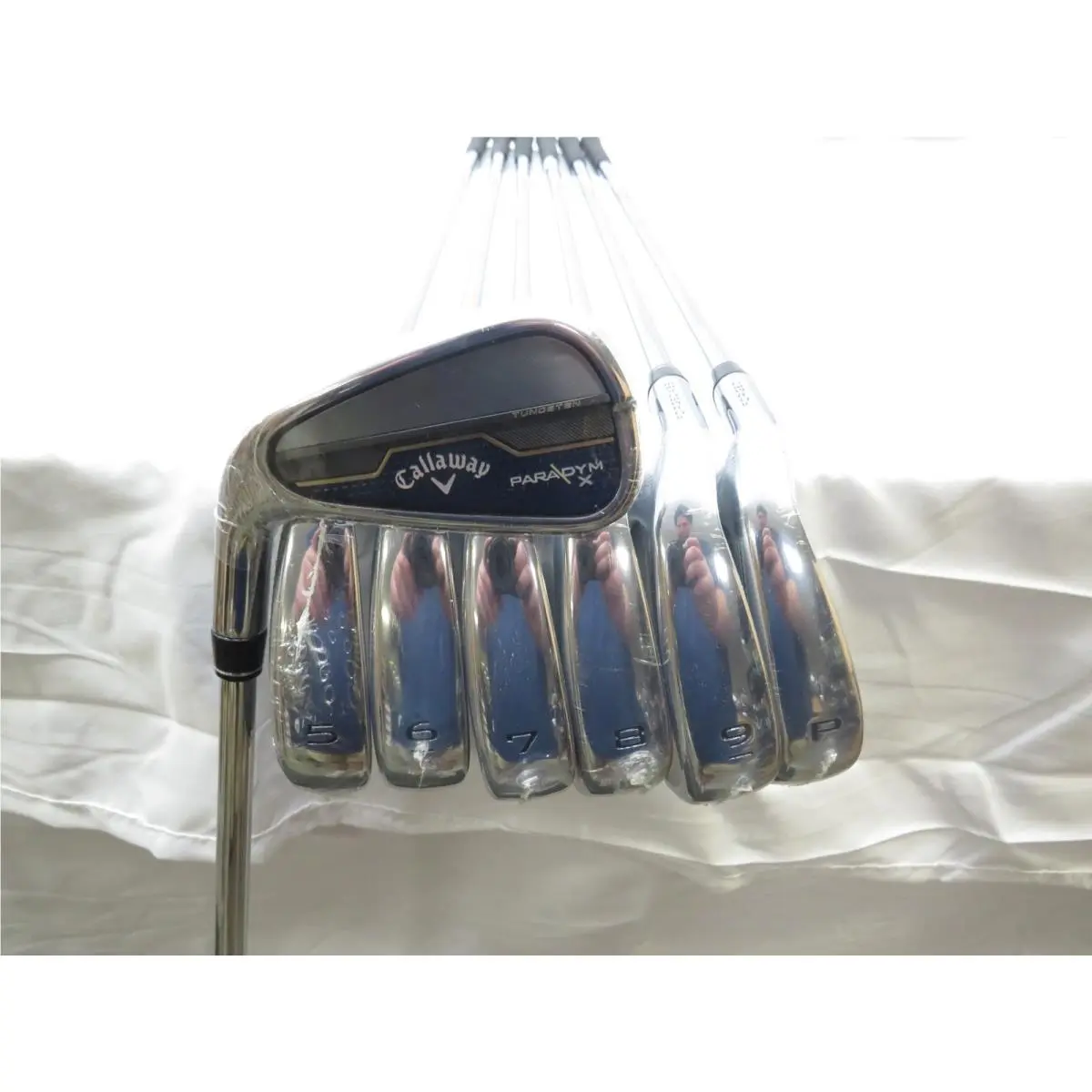 LH Callaway Paradym X Iron Set 4-PW TT Elevate Mph 85g Stiff Flex Steel