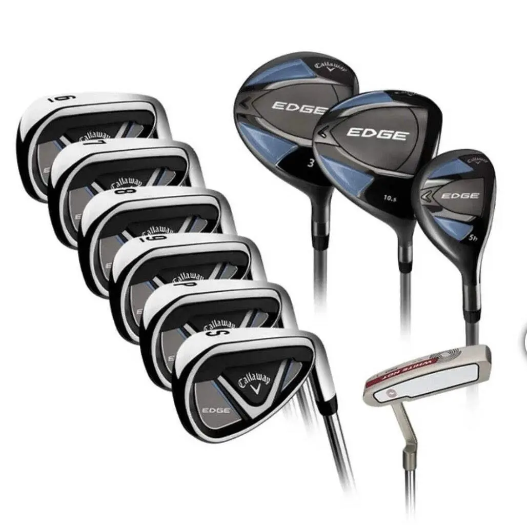 Callaway Edge Steel Reg Complete Set Driver 3 Wood 5 Hy 6-PW+SW Putter