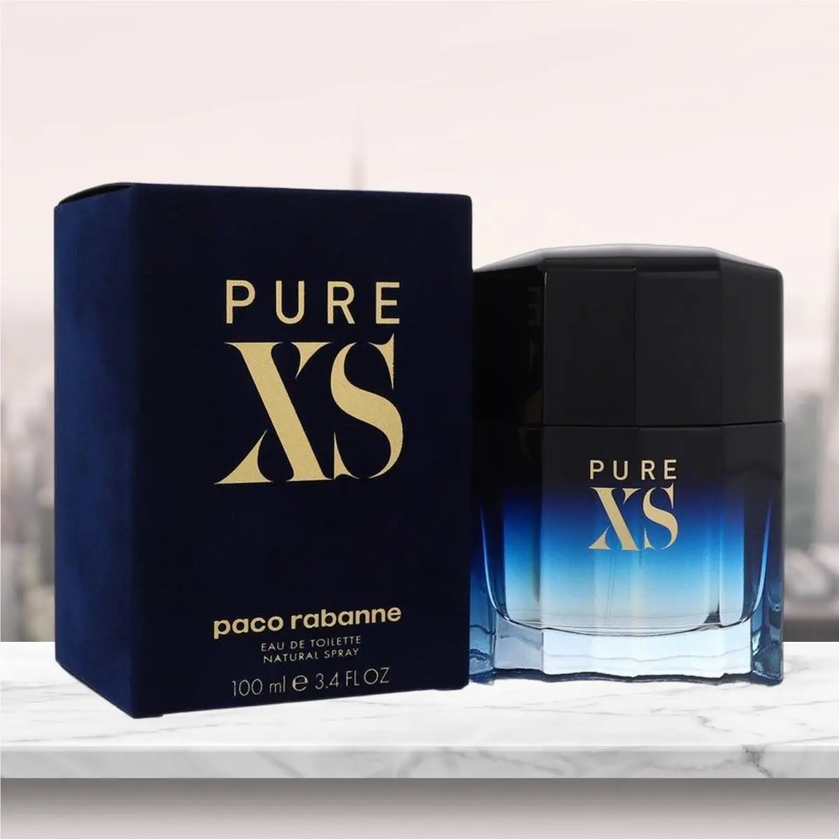 Pure Xs Eau De Toilette Spray By Paco Rabanne - 3.4 oz