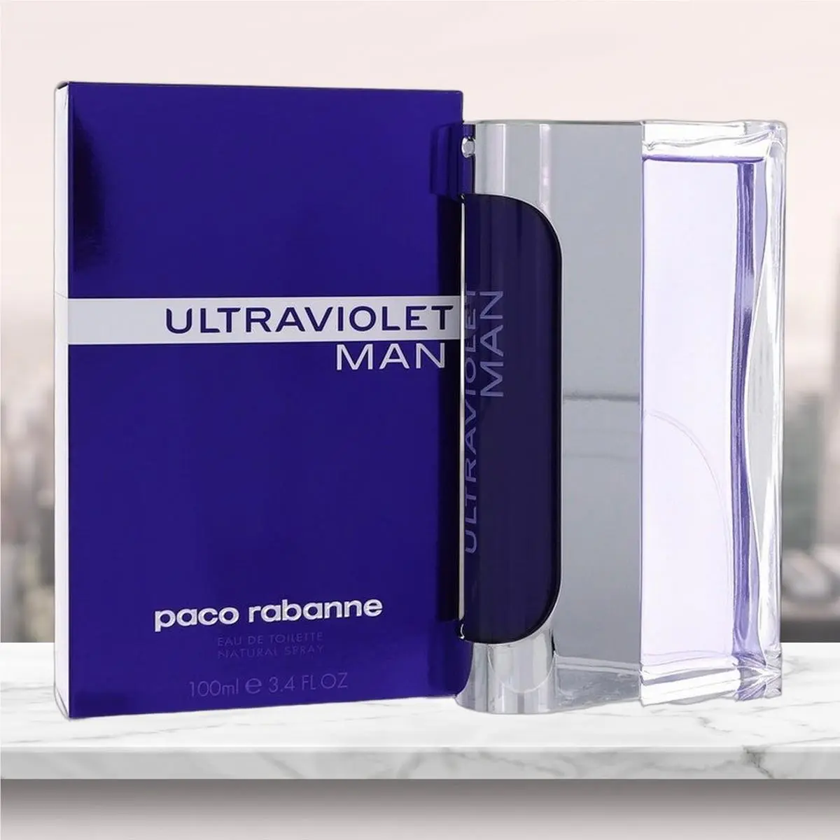 Ultraviolet Eau De Toilette Spray By Paco Rabanne - 3.4 oz