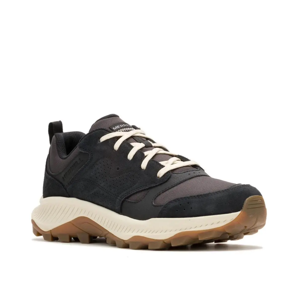 Man`s Athletic Sneakers Merrell Tempo Sol Hiking Shoe - Black