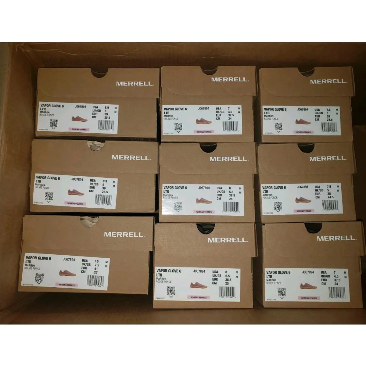 Merrell shoes - MERRELL Vapor Glove 6 - Vapor Glove - J067894 - Marron 17