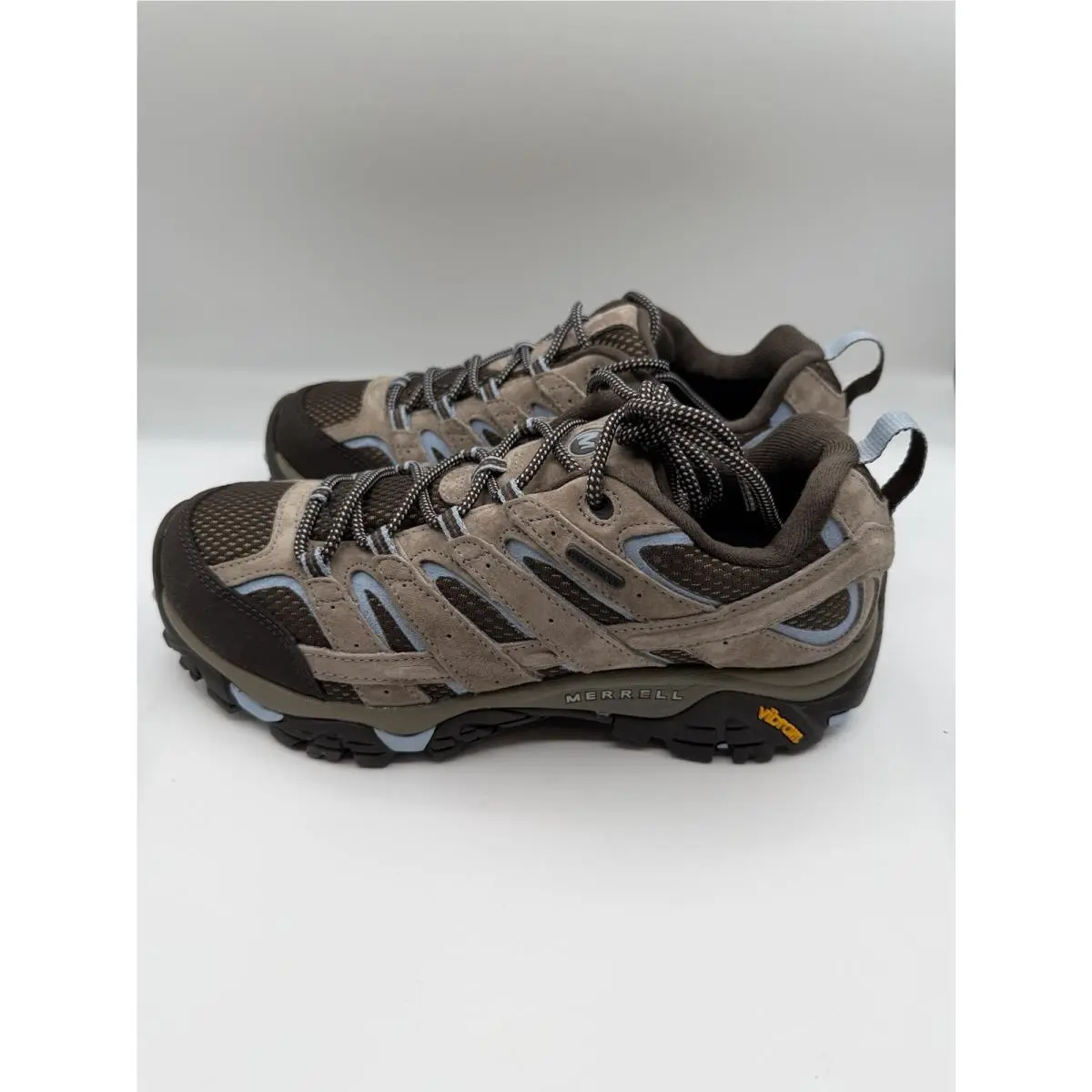 Merrell shoes - Merrell Moab 2 WP - Moab - J99776 - Brindle W/ Lite Blue Accents (UPC: 0884506919963) 3
