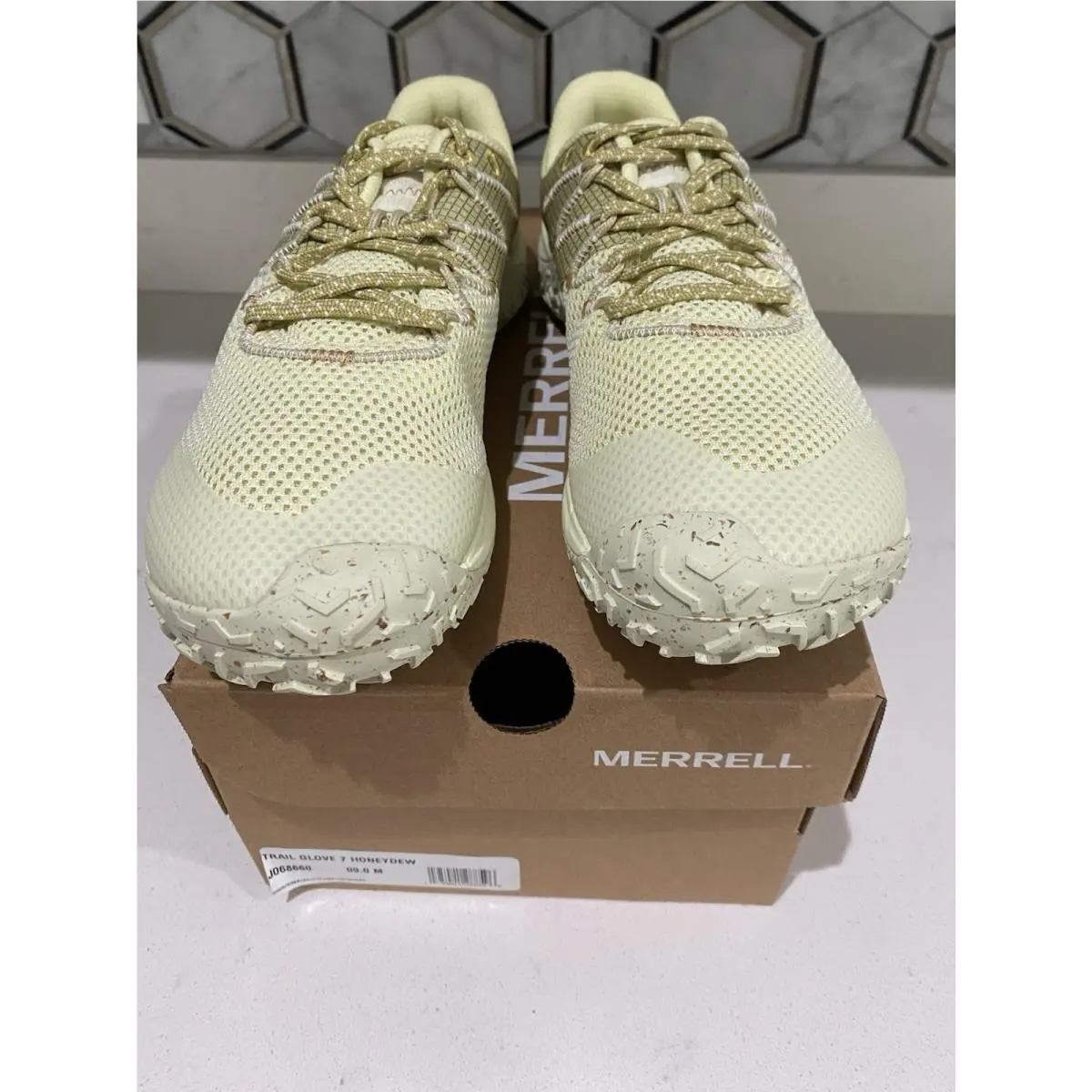Merrell shoes - Merrell Glove 7 - Glove - Honeydew 0