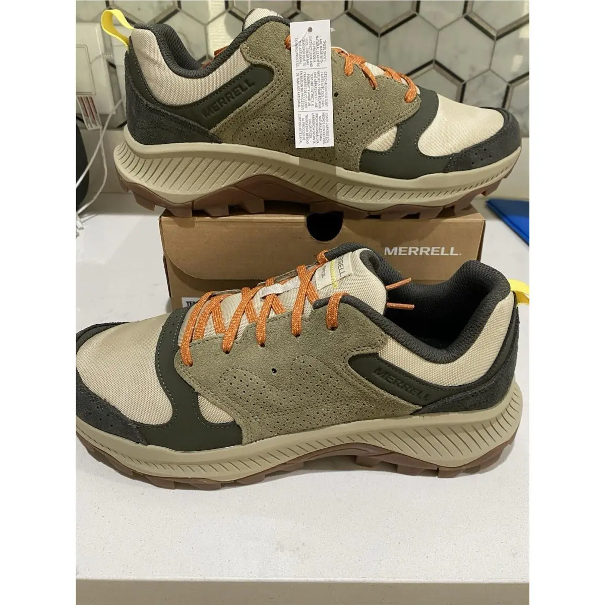 Mens Merrelll Tempo Sol Trail Shoes Size 12