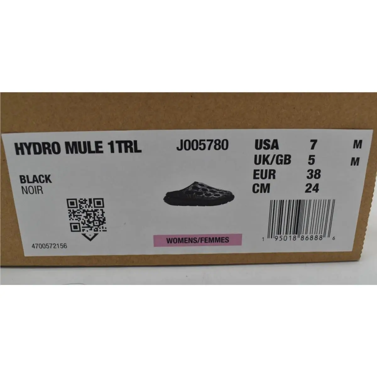 Merrell shoes - Merrell 1TRL - J005780 - Black (UPC: 195018868886) 10